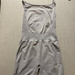 Free People Movement - It Takes Two Runsie in a stonewashed gray